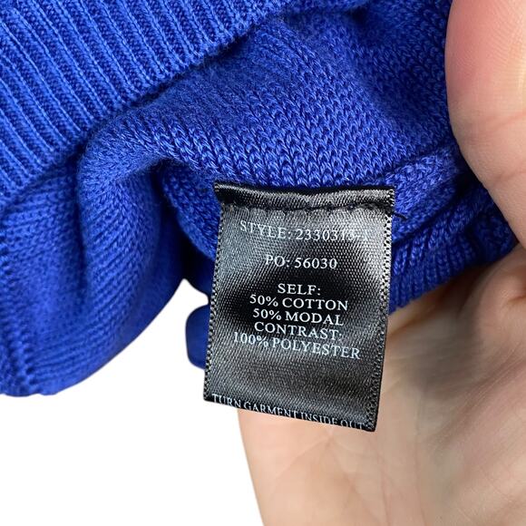 Anthropologie Current Air Twee Floral Nouveau Contrast Sweater Knit Top SZ M - Picture 12 of 16